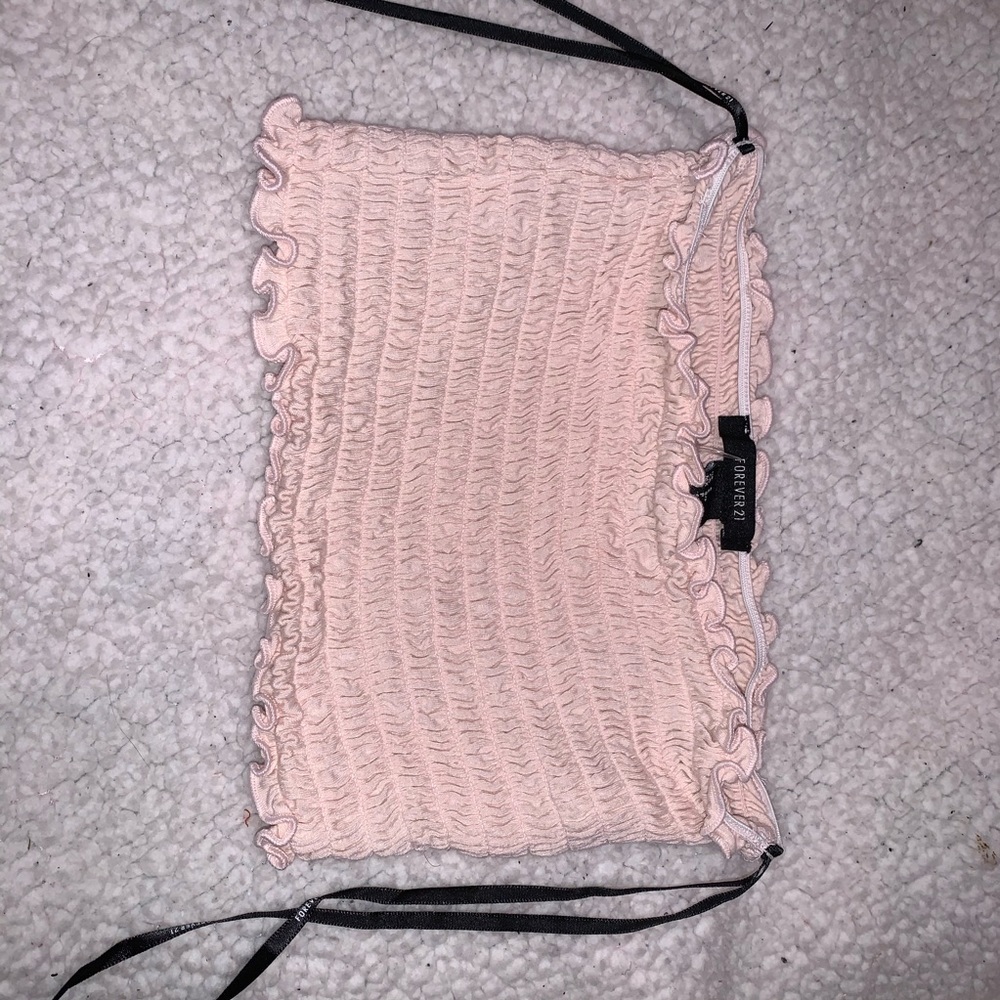 Pink tube top